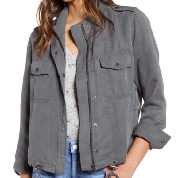 Rails Jackets & Blazers - Rails Collins Military Jacket in Charcoal Small